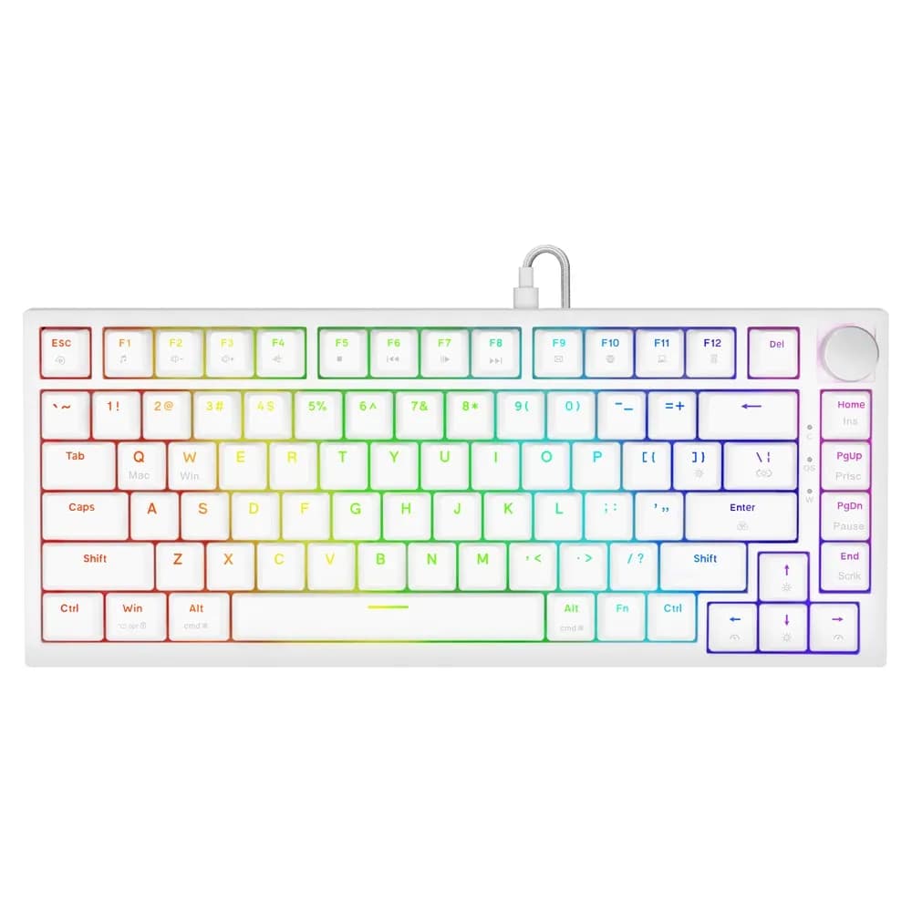 Savio KLAWIATURA MECHANICZNA ASTRAL WHITE OUTEMU WHITE JADE RGB, zdjęcie 1 z 12