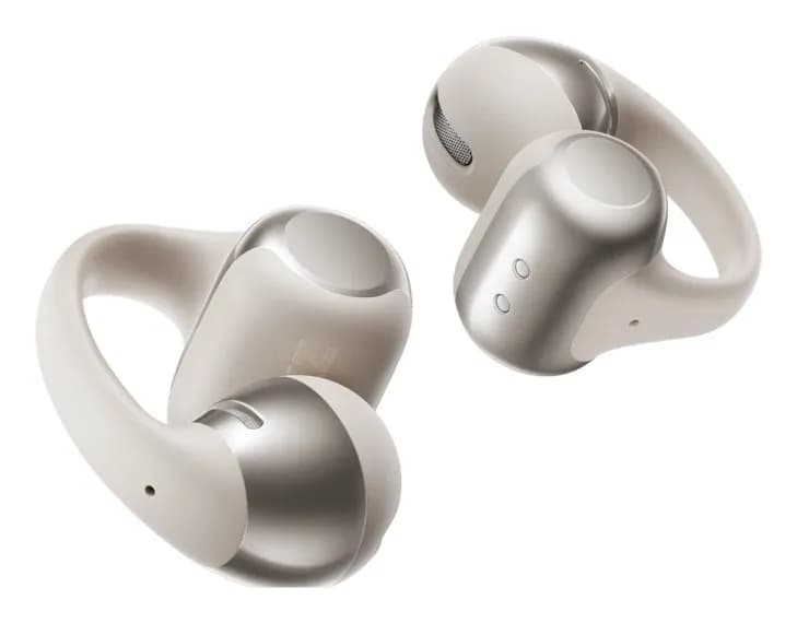 Shokz Słuchawki douszne bezprzewodowe OpenDots One srebrne, zdjęcie 1 z 2