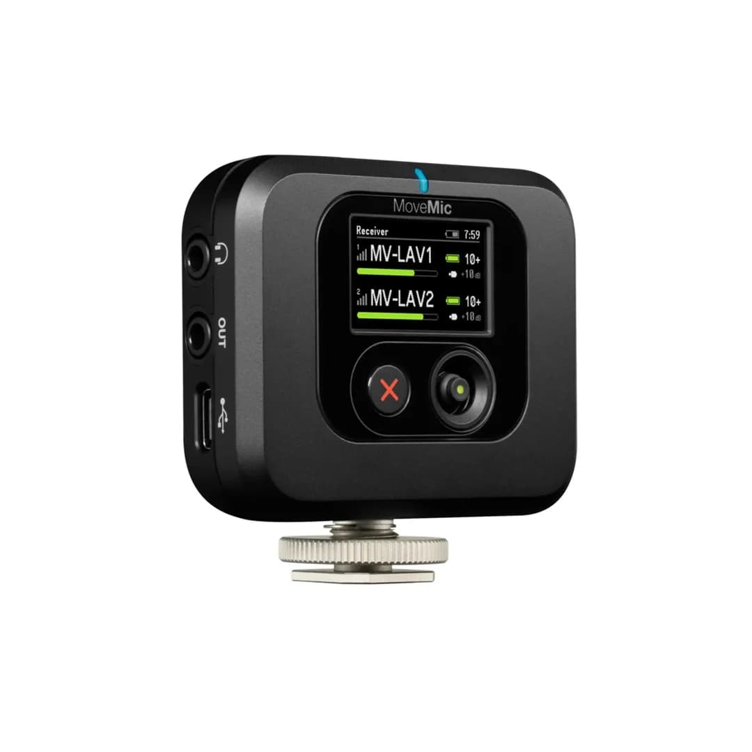 Shure MV-R-Z6 - Odbiornik nakamerowy MoveMic na zimną stopkę, zdjęcie 1 z 5
