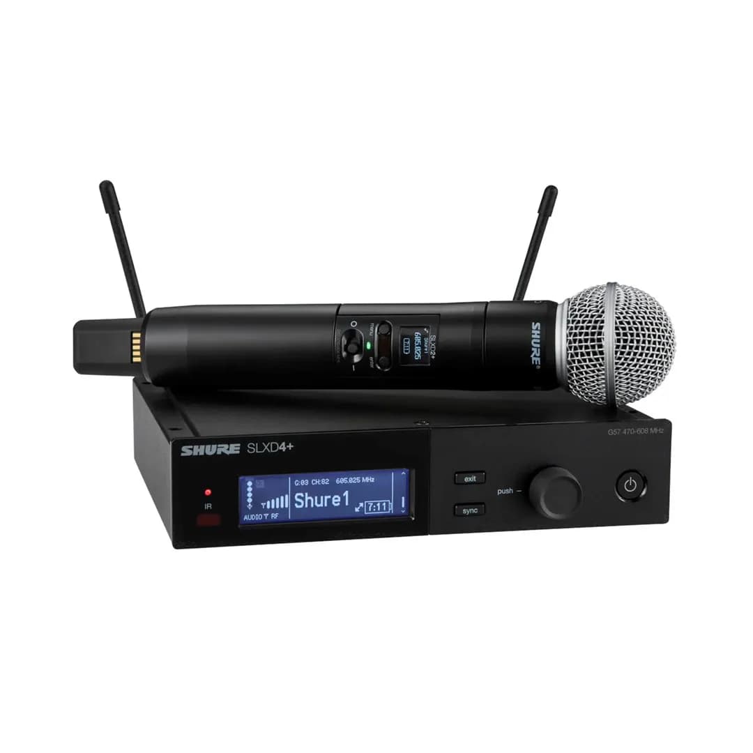 Shure SLXD24+E/58-G65 - Mikrofon bezprzewodowy z kapsułą SM58, zdjęcie 1 z 3