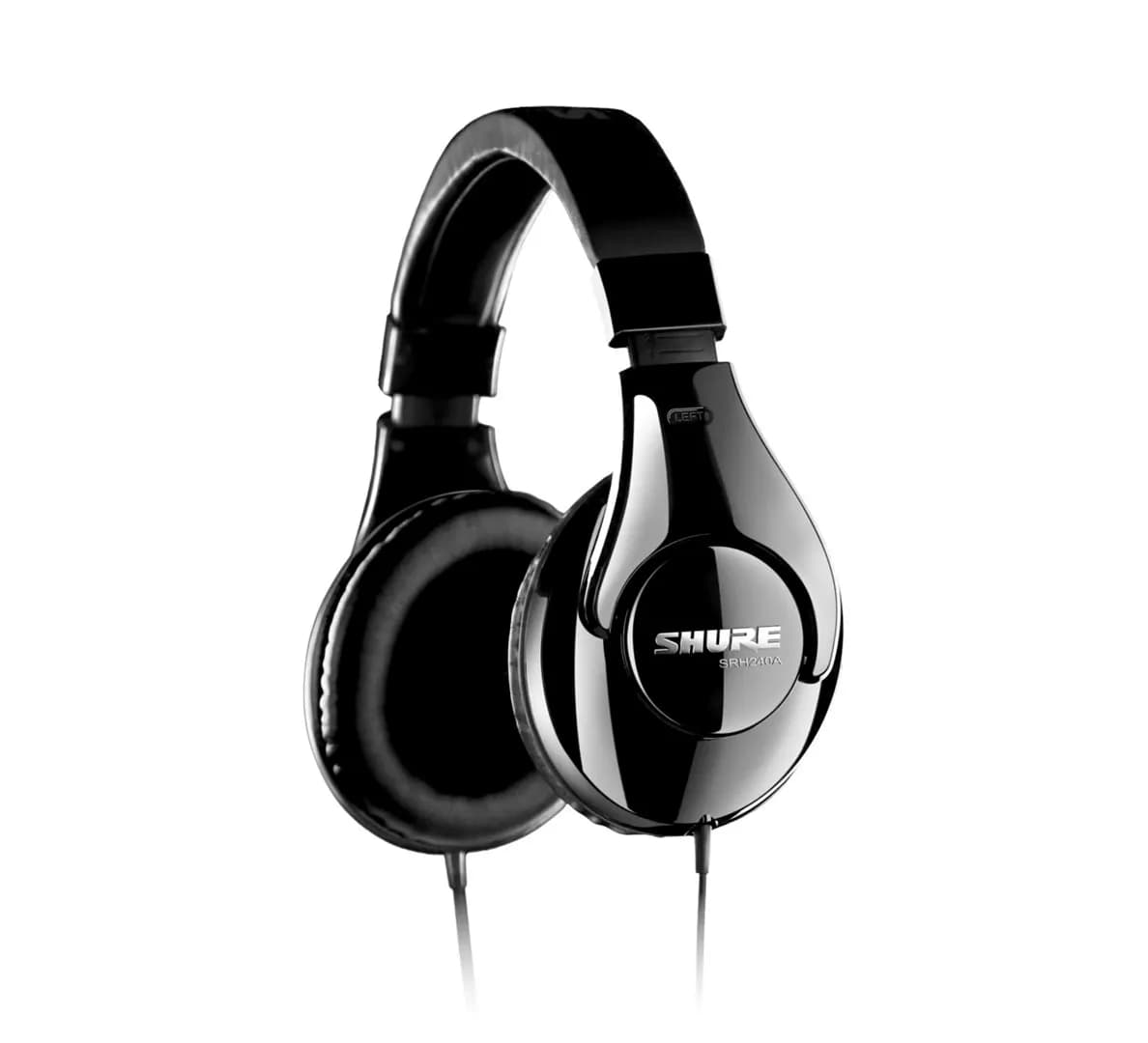 Shure SRH240A-BK-EFS - Słuchawki nauszne, do zastosowań monitorowych i ogólnych, home studio, zdjęcie 1 z 6