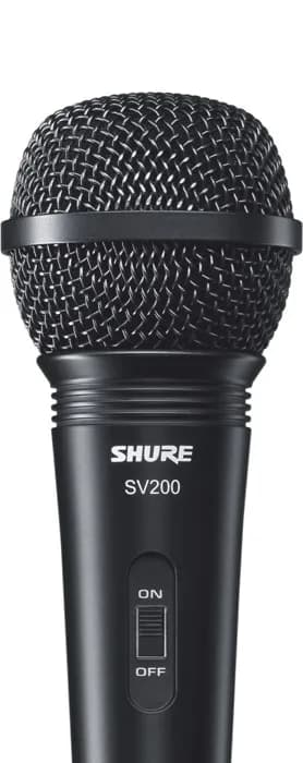 Shure SV200 - Mikrofon dynamiczny, uniwersalny, kardioidalny, włącznik, kabel, zdjęcie 1 z 2