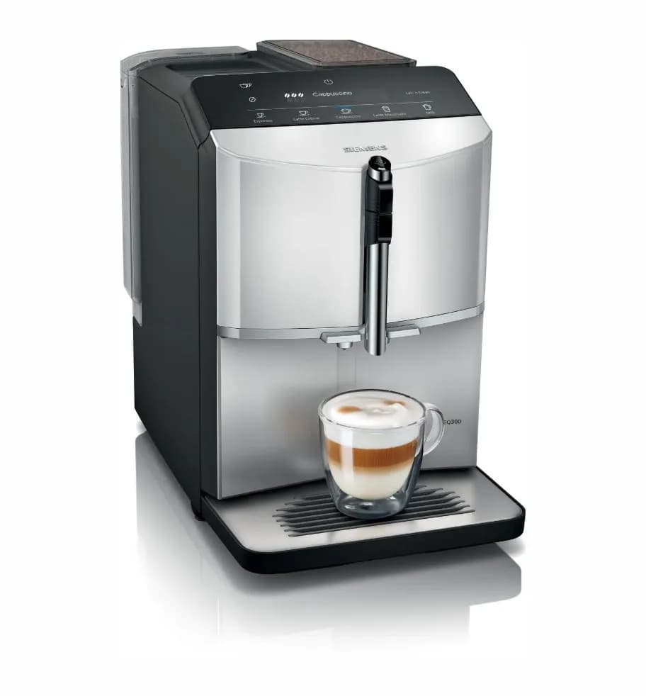 Siemens Automatyczny ekspres do kawy EQ300 TF303E01 daylight silver | 15bar, zdjęcie 1 z 10