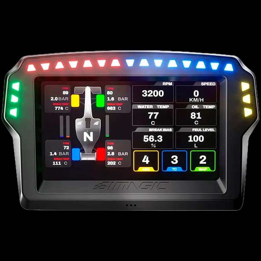 Simagic MagicDash 4 Display, 3.97" touchscreen, official presets + SimHub + AirLink, zdjęcie 1 z 4