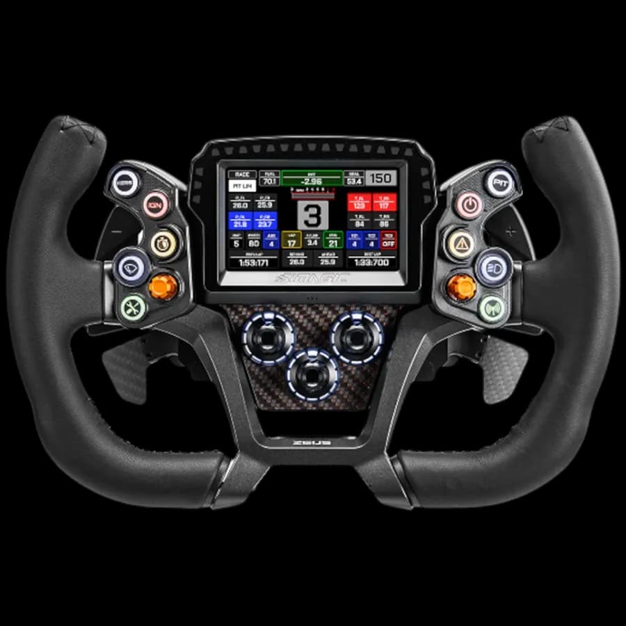 Simagic Zeus GT Steering Wheel, 300 mm, 9 swappable grips, 15 RGB LEDs