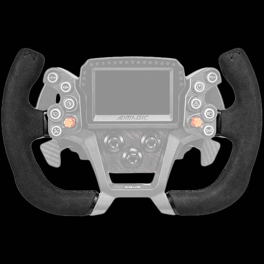 Simagic ZGT-300MC (Suede), 300 mm Modern Open-top, unobstructed dash view, Formula, zdjęcie 1 z 2