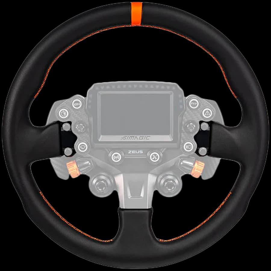 Simagic ZS-330RR (Leather), 330 mm Round, authentic rally feel, heavy-duty use, zdjęcie 1 z 2