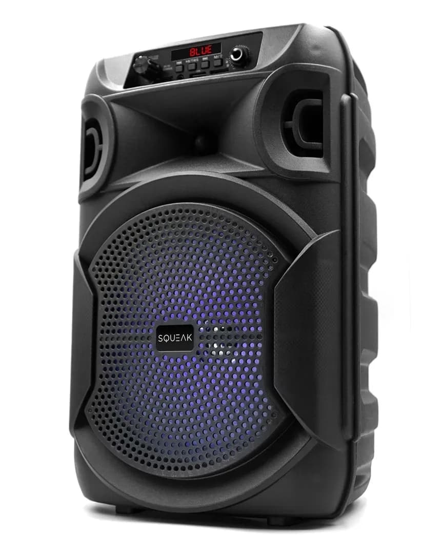 Squeak GŁOŚNIK KARAOKE PULSETOWER BLUETOOTH 5.3, RADIO FM, MICROSD, AUX, USB SQ1006, zdjęcie 1 z 10