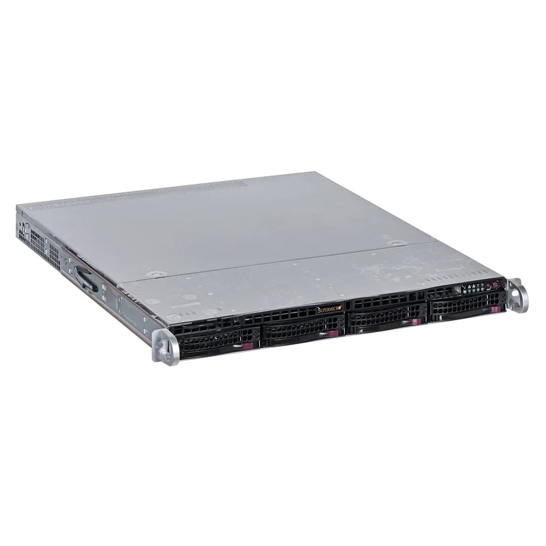 Supermicro Obudowa serwerowa Rack CSE-813MFTQC-350CB2 (kolor czarny Black SC813MFTQ W, 350W Platinum, zdjęcie 1 z 5