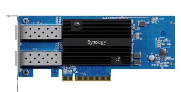 Synology E25G30-F2 2x25GbE SFP28, PCIe 3.0 x8, Low Profile and Full Height