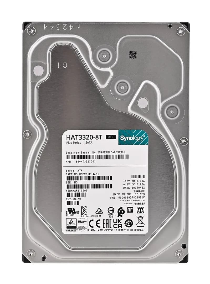 Synology HDD Plus Series (8TB; 3.5"; SATA) HAT3320-8T, zdjęcie 1 z 4