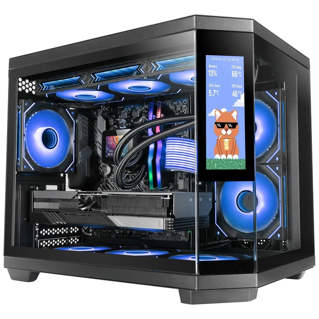 Tacens MARS MC-3TCORELCDM 7.2" IPS LCD mATX-obudowa, zdjęcie 1 z 8