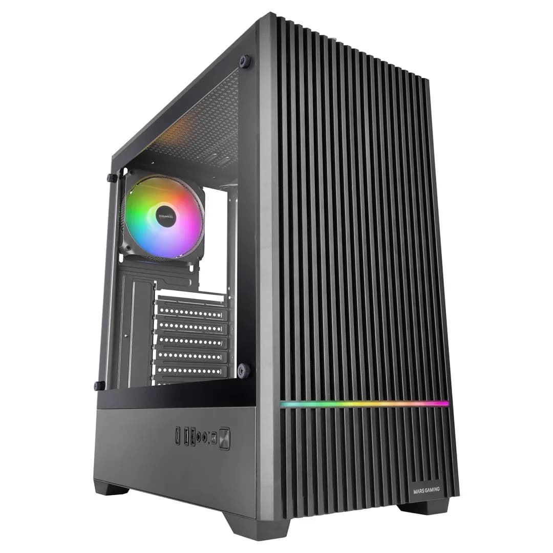 Tacens MARS MC-QUANTUM 3xFDB120+1xARGB120 USB-C ATX-obudowa/cases, zdjęcie 1 z 12