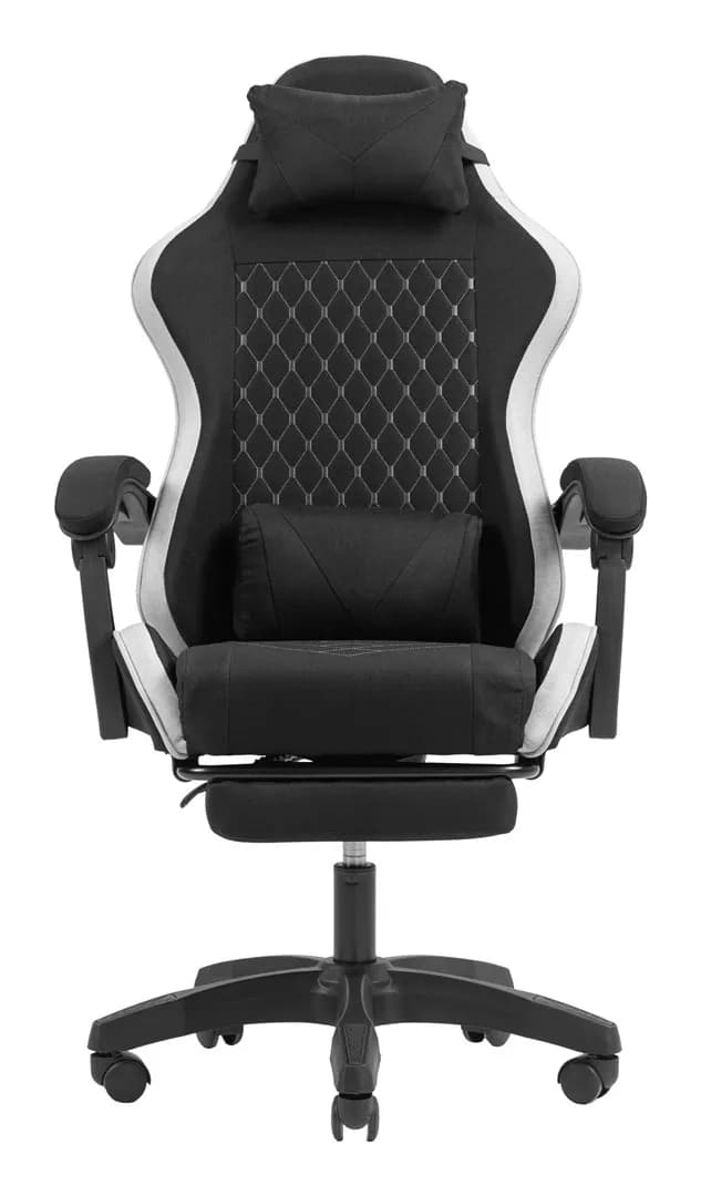 Tacens MARS MGC-X FABRIC Black/White - fotel gamingowy, zdjęcie 1 z 12