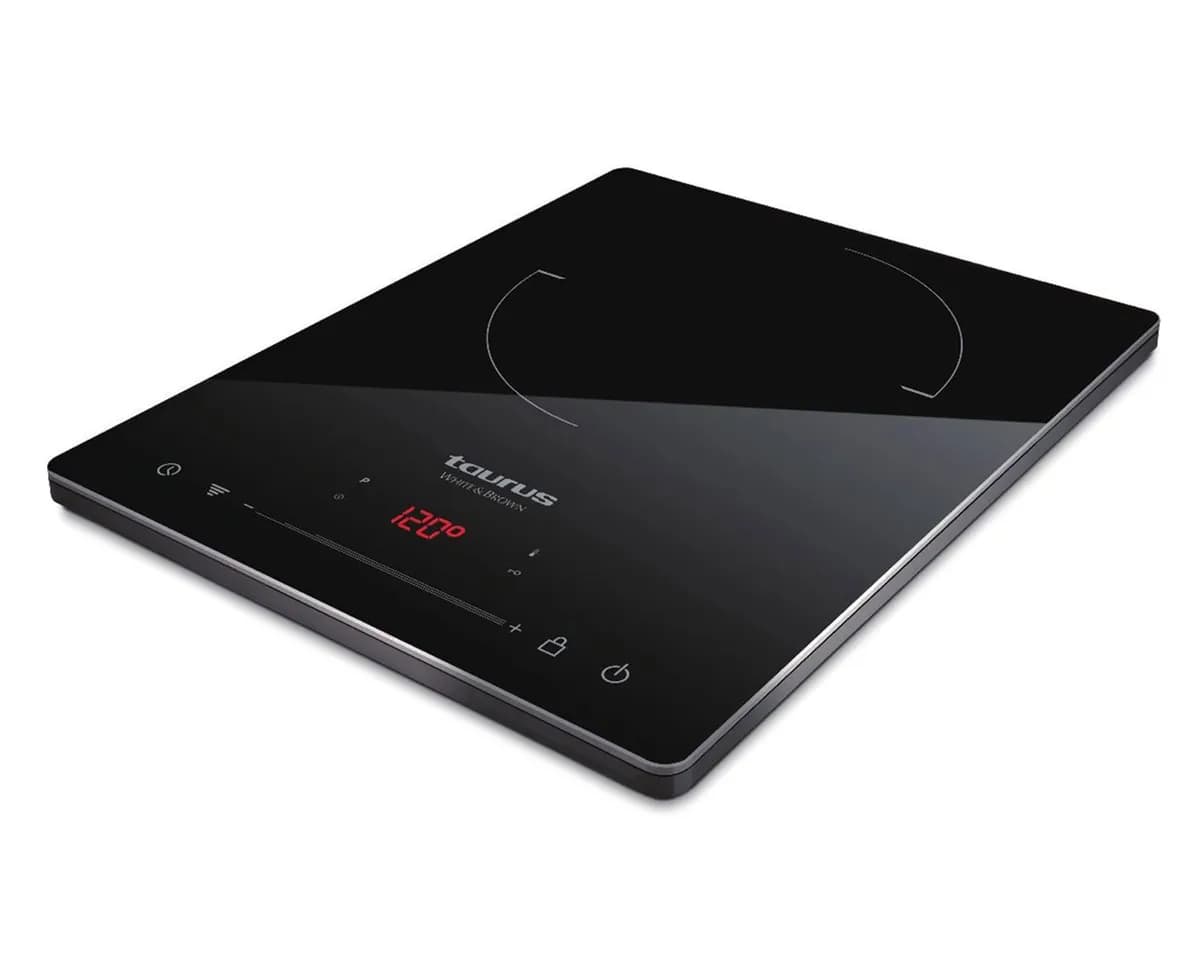 Taurus Kuchenka indukcyjna nastawna Darkfire | 2000 W | timer 3h | sterowanie dotykowe | czarny, zdjęcie 1 z 9