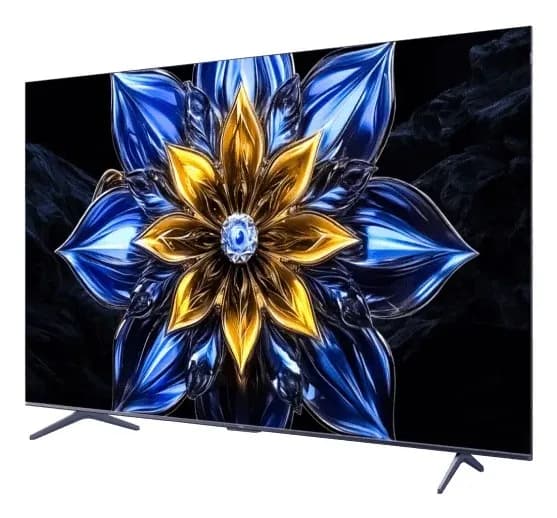 Tcl Telewizor 55T8C QLED 55" 4K Ultra HD 144Hz Google TV Dolby Atmos Metaliczny, zdjęcie 1 z 8