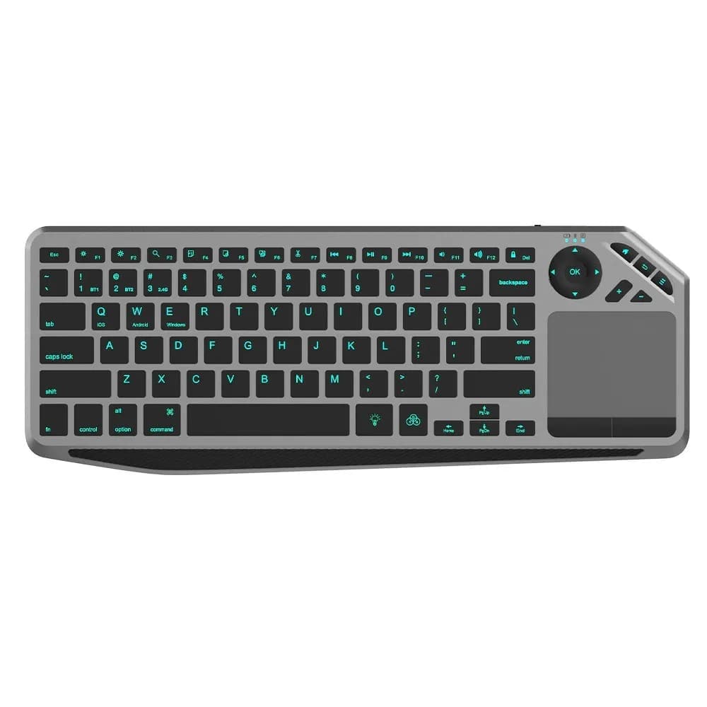 Techly BEZPRZEWODOWA KLAWIATURA DUALNA BT/RF TOUCH, zdjęcie 1 z 12