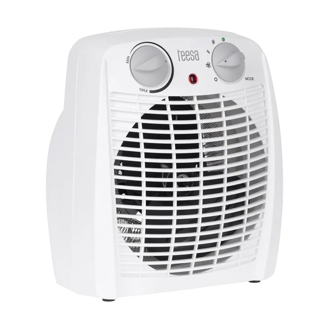 Teesa TERMOWENTYLATOR 0,8KW/1,2KW/2KW BIAŁY TSA8059, zdjęcie 1 z 6
