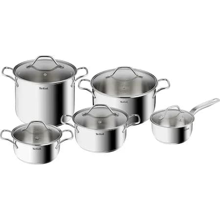 Tefal Zestaw garnków Intuition 10 elem. B864SA74, zdjęcie 1 z 5