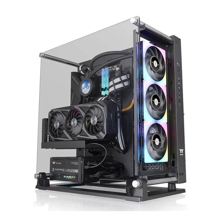 Thermaltake CORE P3 PRO TEMPERED GLASS - BLACK CA-1G4-00M1WN-09, zdjęcie 1 z 6