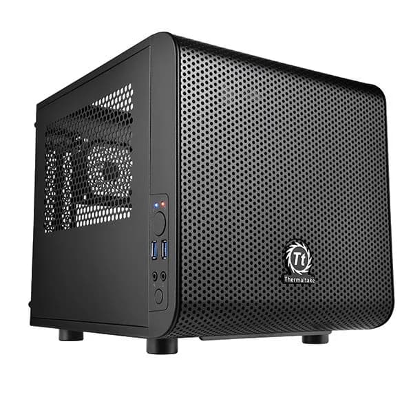 Thermaltake Obudowa Core V1 CA-1B8-00S1WN-00 (Mini ITX; kolor czarny), zdjęcie 1 z 12