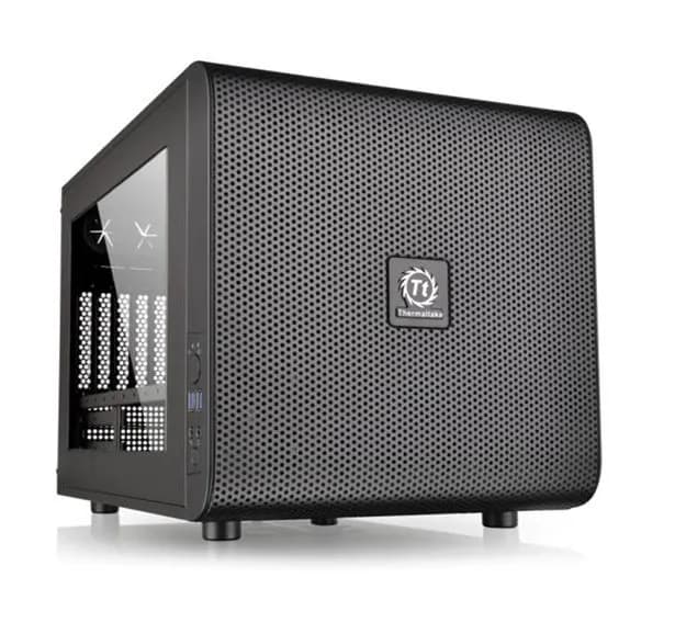 Thermaltake Obudowa Core V21 CA-1D5-00S1WN-00 (Micro ATX, Mini ITX; kolor czarny), zdjęcie 1 z 12