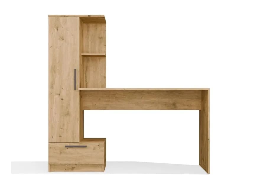 Top E Shop Zestaw Biurko + Regał COSMO DĄB ARTISAN, zdjęcie 1 z 12