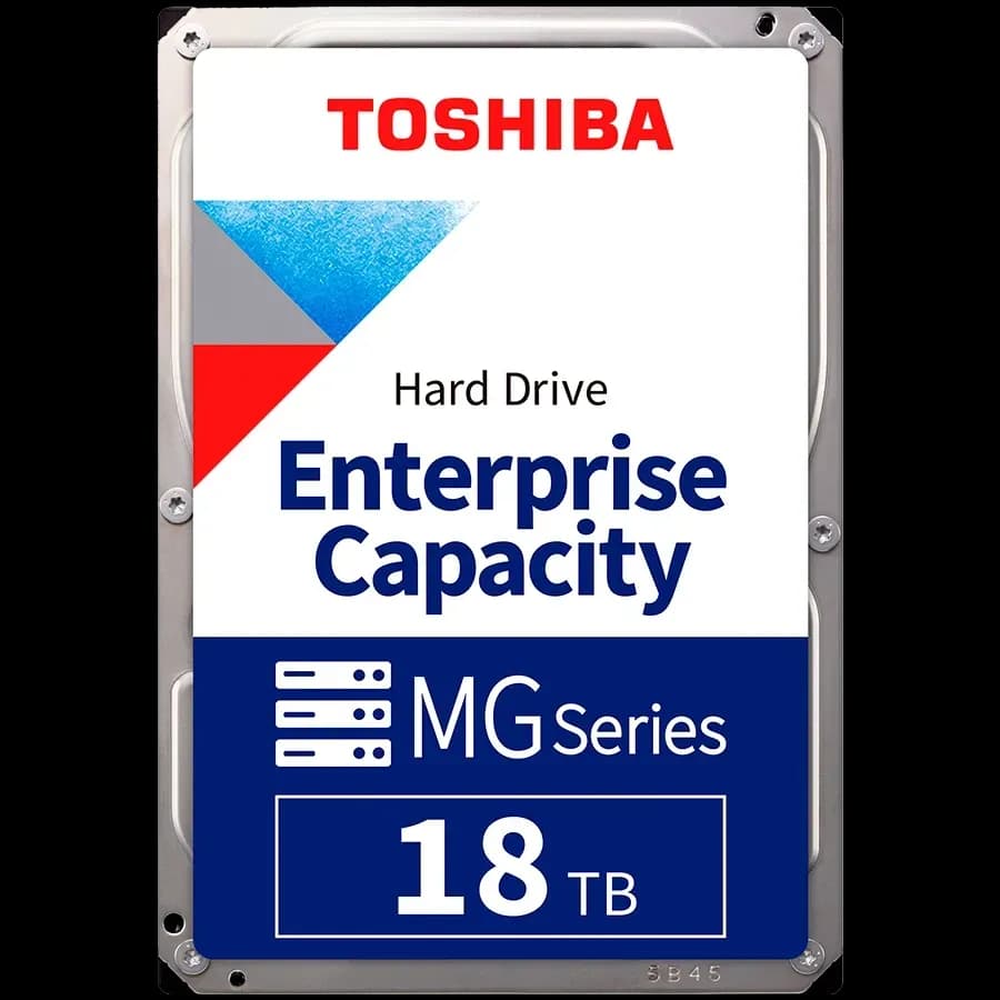 Toshiba HDD Server TOSHIBA (3.5'', 18TB, 512MB, 7200 RPM, SATA 6 Gb/s)