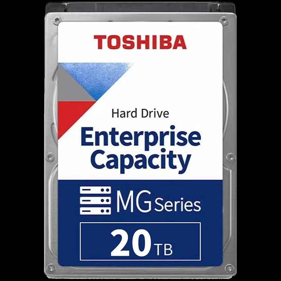 Toshiba HDD Server TOSHIBA MG11 20TB MAMR 512e, 3.5'', 1024MB, 7200RPM, SATA, SKU: HDEB038GEA51F