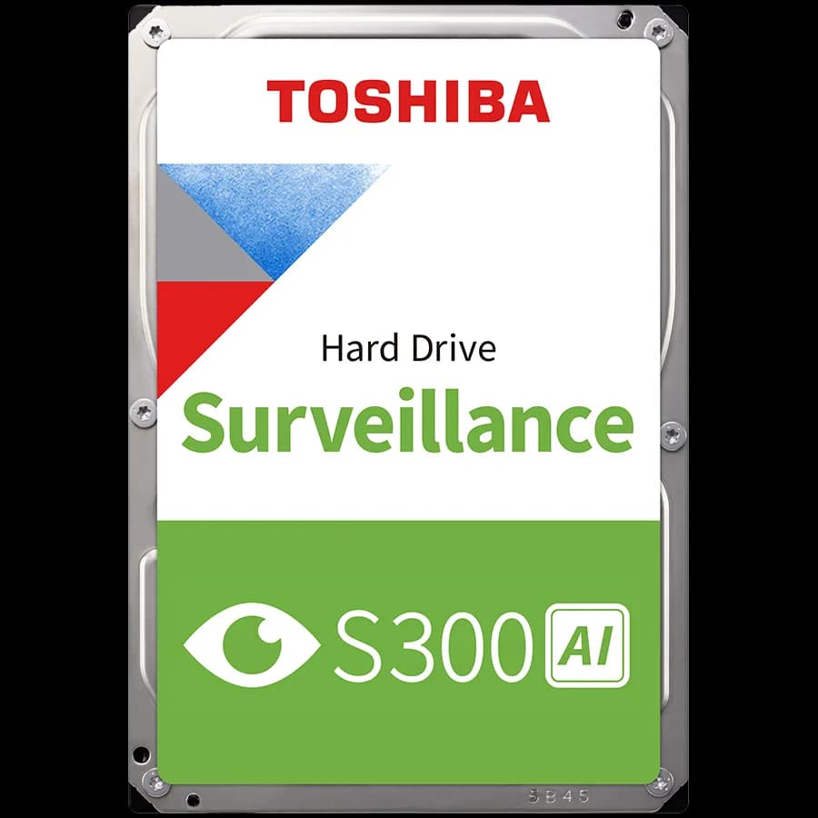 Toshiba HDD Video Surveillance TOSHIBA S300 AI 10TB CMR, 3.5'', 512MB, 7200RPM,SATA