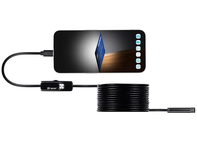 Tracer KAMERA ENDOSKOPOW HARDWIRE 5M 7MM LED USB-C, zdjęcie 1 z 6