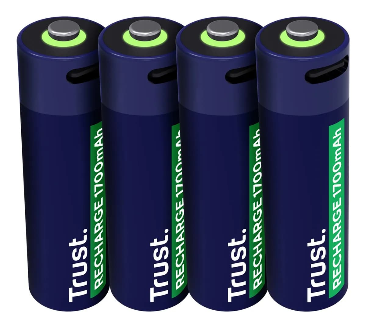 Trust Baterie AA USB-C RECHARGEABLE BATTERIES 4P, zdjęcie 1 z 7