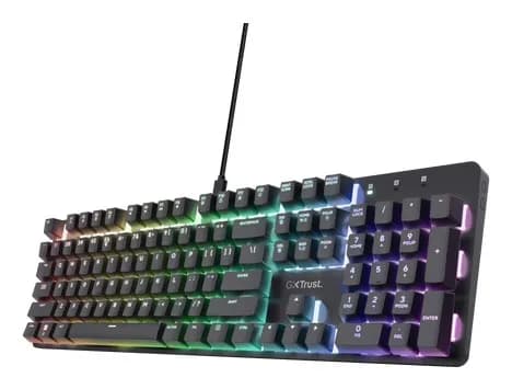 Trust Klawiatura gamingowa GXT 871 ZORA WIRELESS US, zdjęcie 1 z 5