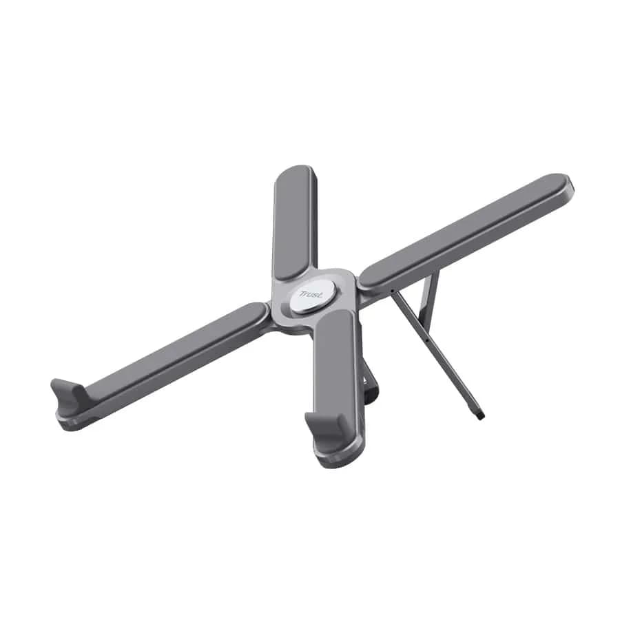 Trust Podstawka pod laptopa MACY FOLDABLE METAL Grey, zdjęcie 1 z 4