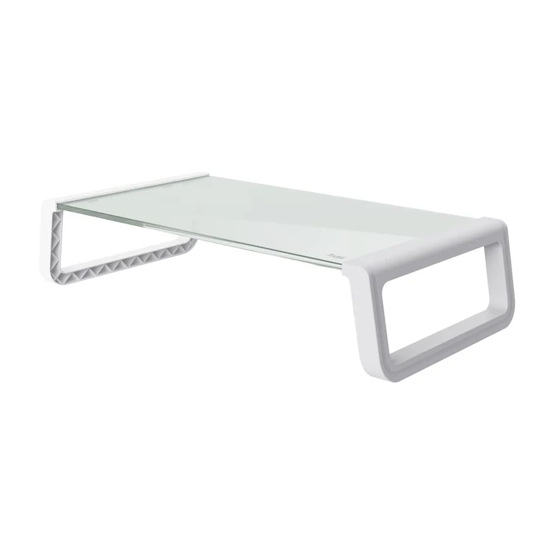 Trust Podstawka pod monitor MONTA GLASS MONITOR STAND WHT (25351), zdjęcie 1 z 6