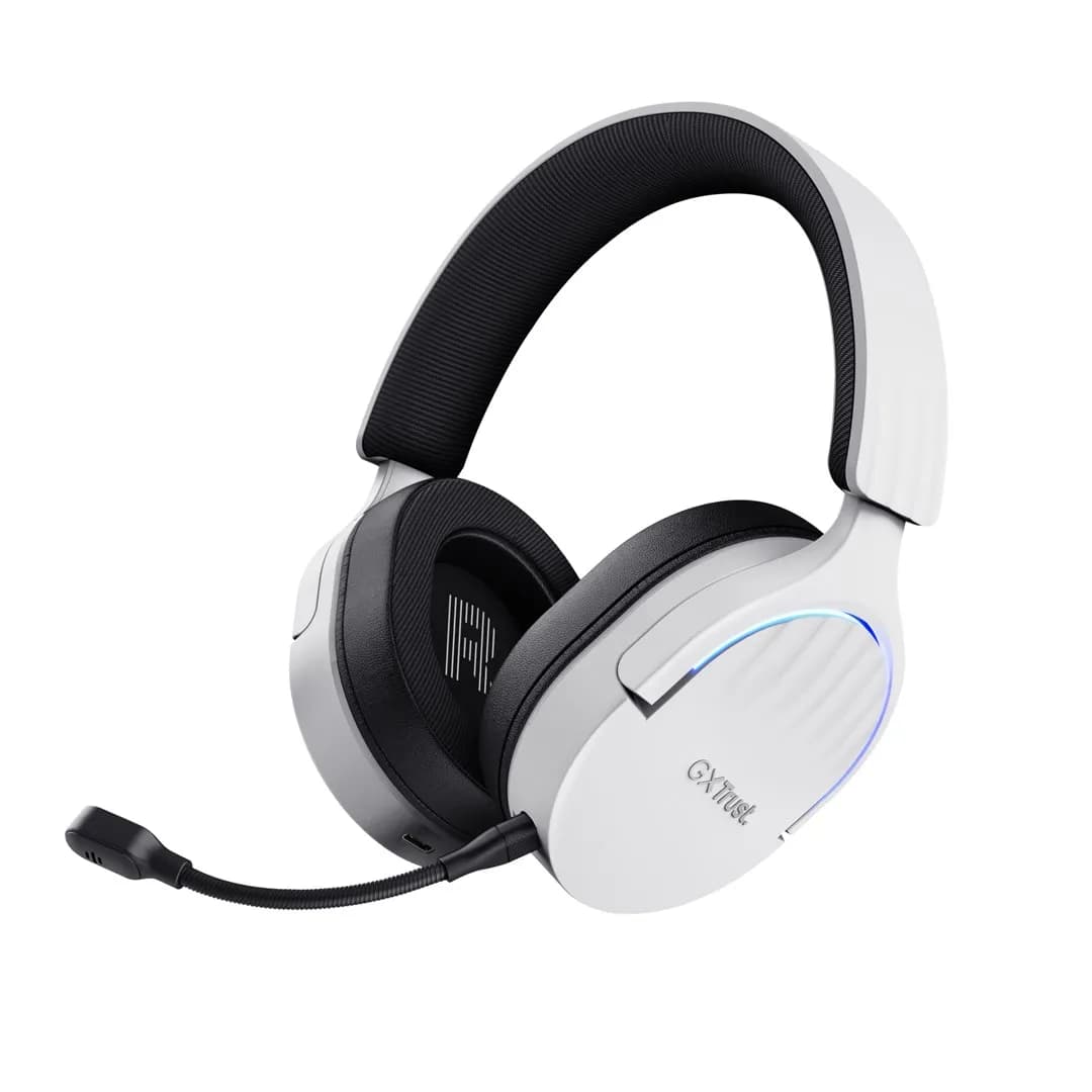 Trust Słuchawki gamingowe GXT 491W FAYZO WIRELESS White, zdjęcie 1 z 11