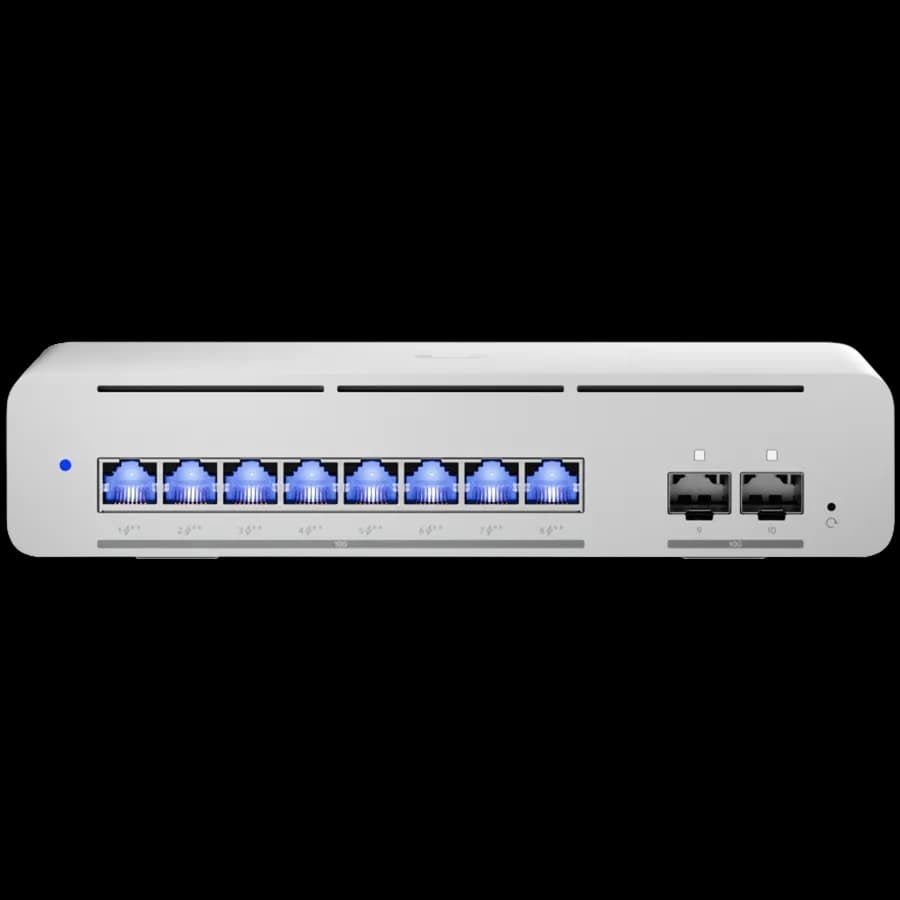 Ubiquiti Layer 3 Etherlighting USW-Pro-XG-8-PoE-EU (8) 10 GbE and (2) 10G SFP+ ports