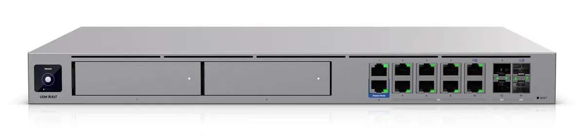 Ubiquiti Router (Gateway). Kontroler UniFi, NVR, Switch UniFi Dream Machine Beast (UDM-BEAST-EU), zdjęcie 1 z 9