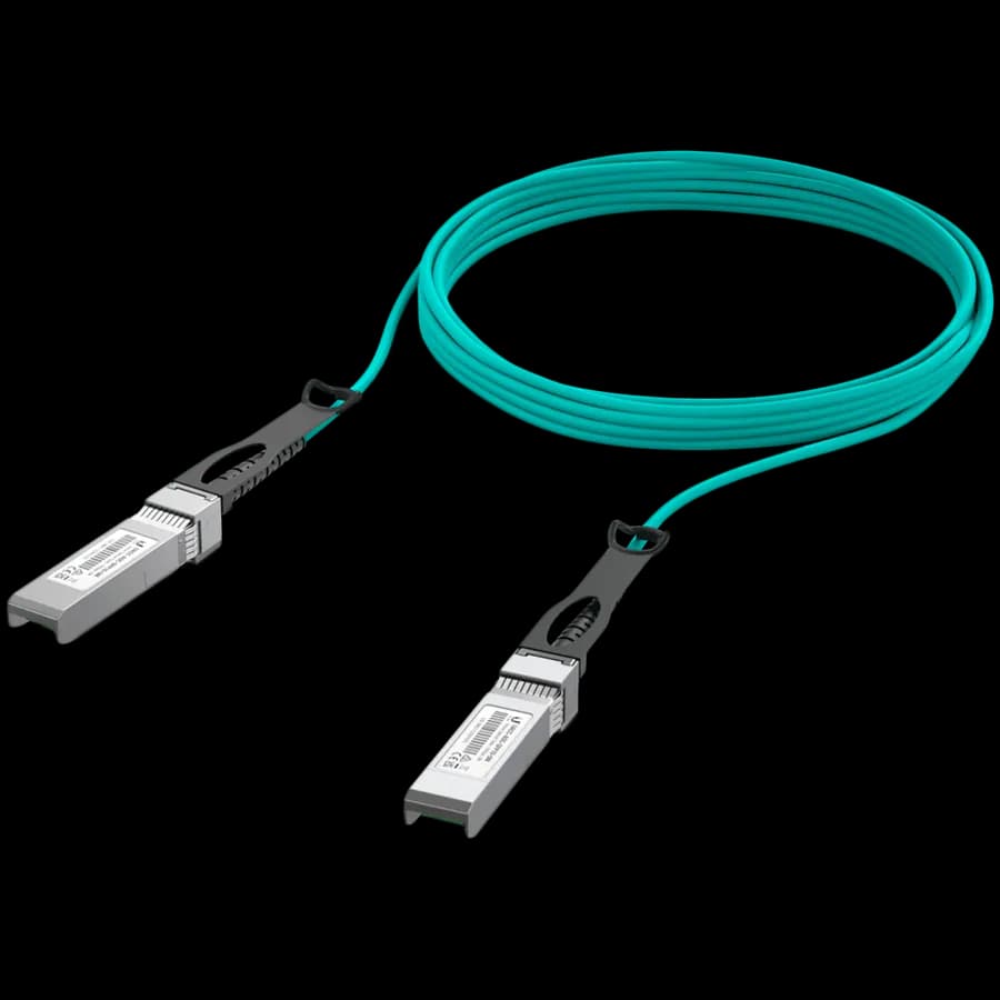Ubiquiti UACC-AOC-SFP10-5M 10G Long-Range Direct Attach Cable, Supported data rates: 10, 1 Gbps