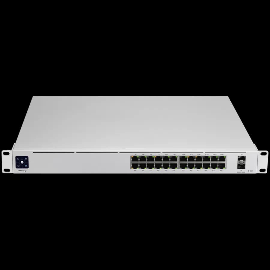Ubiquiti UniFi Switch, 24 port, Layer3, (16) GbE PoE+, (8) GbE PoE++, (2) 10G SFP+