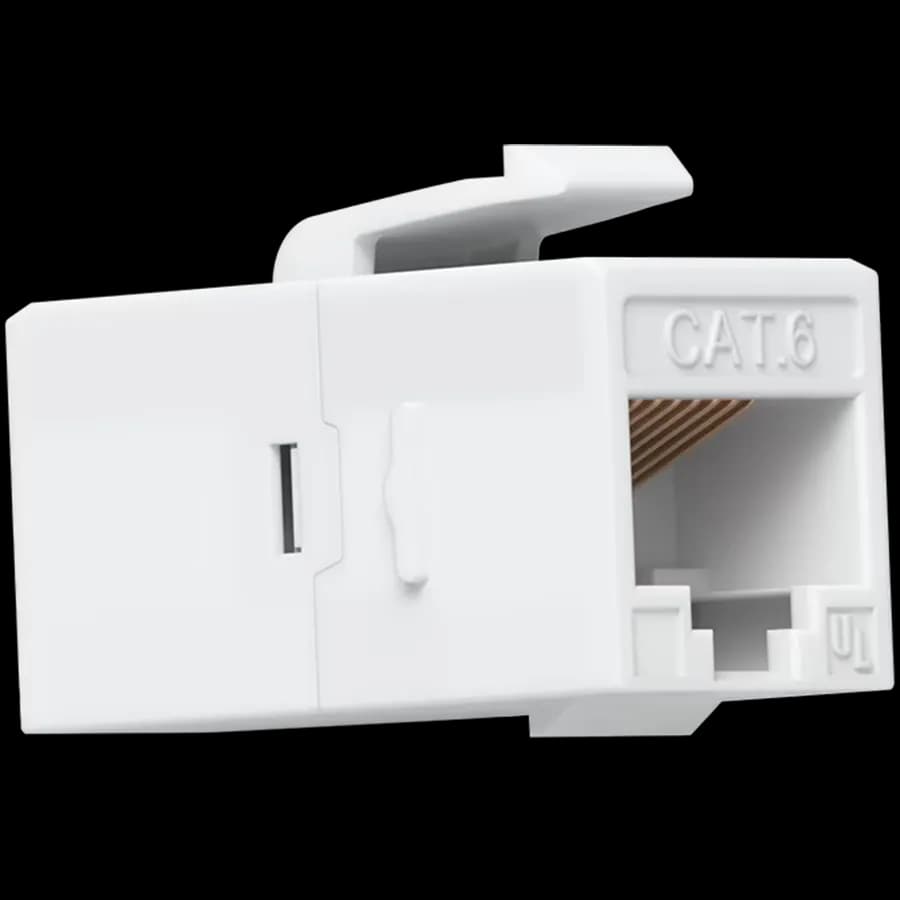Ubiquiti UniFi UACC-Keystone-Coupler-C6 Cat6 keystone coupler, Easy snap-in installation on a