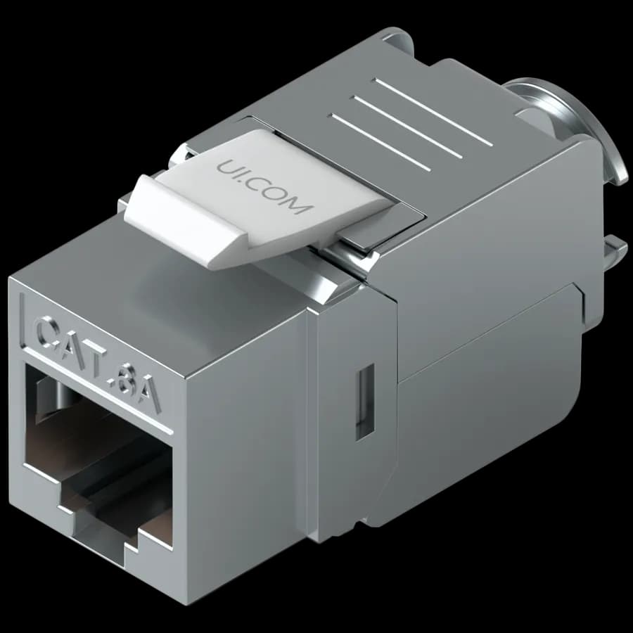 Ubiquiti UniFi UACC-Keystone-Jack-C6A Toolless keystone for terminating a Cat6A Ethernet jack, zdjęcie 1 z 3