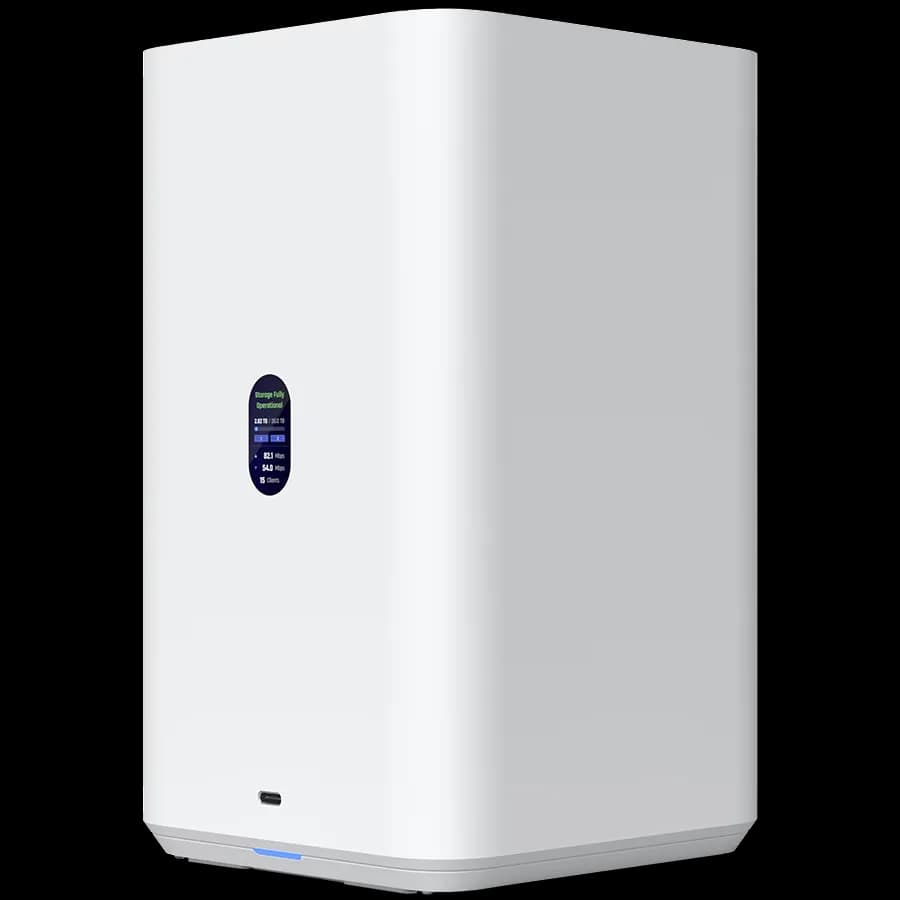 Ubiquiti UniFi UNAS-2-W-EU Network Attached Storage with (2) 3.5inch HDD bays, 2.5 GbE networking, zdjęcie 1 z 2