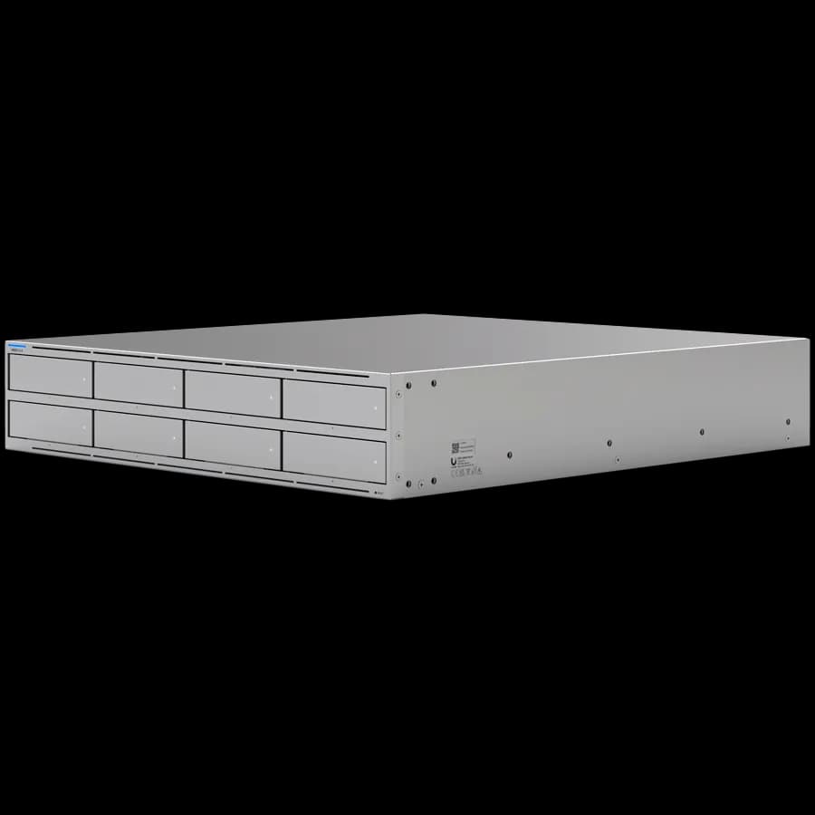 Ubiquiti UniFi UNAS-Pro-8-UK 2U rack-mount NAS with (8) 2.5/3.5" HDD bays and (2) M.2 NVMe SSD, zdjęcie 1 z 4