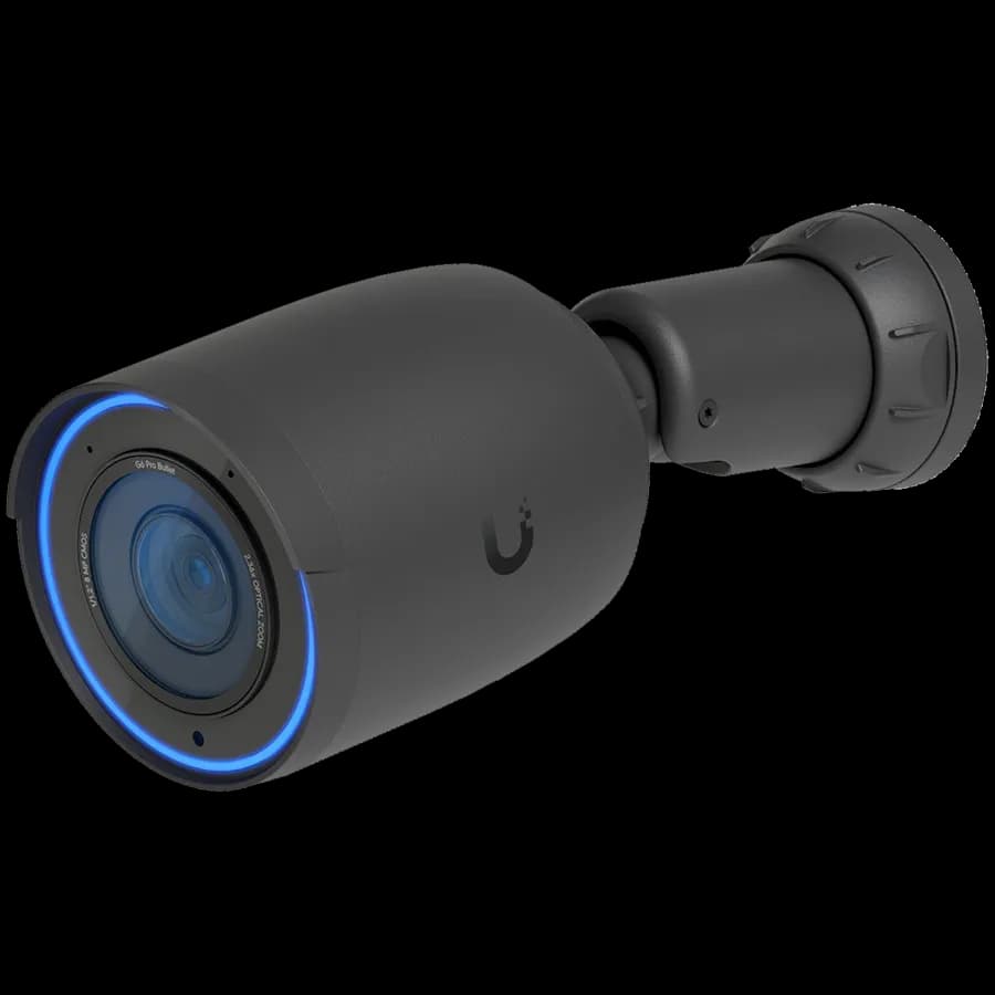Ubiquiti UVC-G6-Pro-Bullet-B All-weather 4K PoE+ camera with a Multi-TOPS AI engine, 2.36x optical