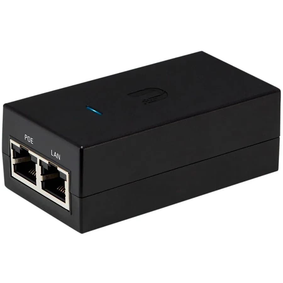 Ubiquiti Zasilacz 24V, 12W, Gigabit, PoE, Czarny EU
