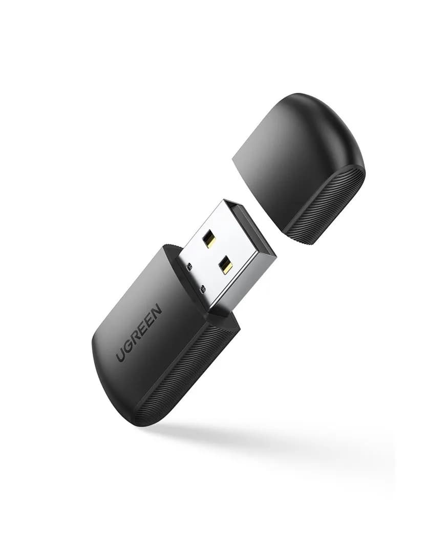 Ugreen dwuzakresowy adapter zewnętrzna karta sieciowa USB - WiFi 11ac AC650 czarny (CM448)