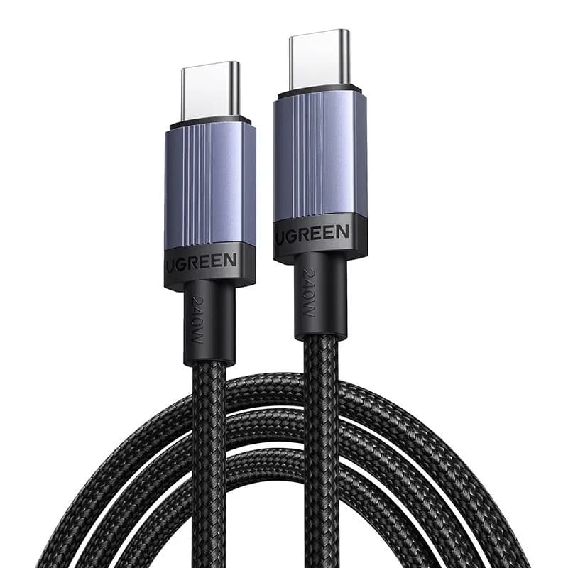 Ugreen Kabel USB-C do USB-C PD 100W 5A 3m - czarny, zdjęcie 1 z 8