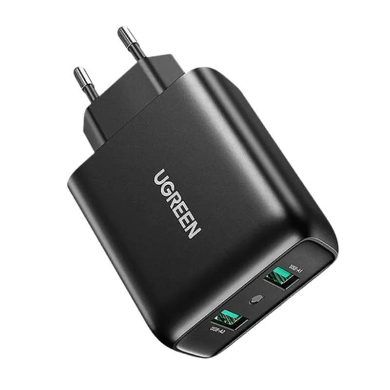Ugreen ładowarka sieciowa 2xUSB-A 36W QC3.0 czarna (CD161), zdjęcie 1 z 6