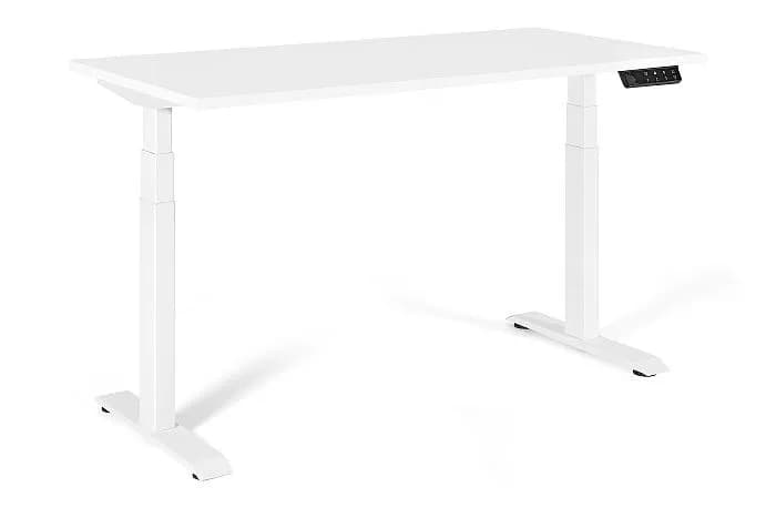 Unique Biurko/Stolik z regulowaną wysokością ACTIVE I 14-C103W-W-140-YZ-02 biały stelaż i blat, zdjęcie 1 z 2
